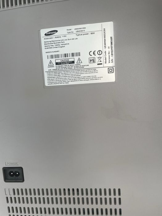 Телевизор Samsung UE40H6410SS Повредена матрица