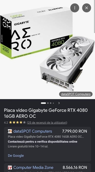 クリーミー　オラフ様　25 rtx 4080 super - Placi video oferte online | OLX.ro