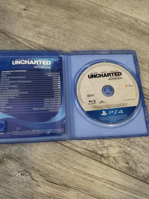 2 диска Uncharted collection и Detroit PS4