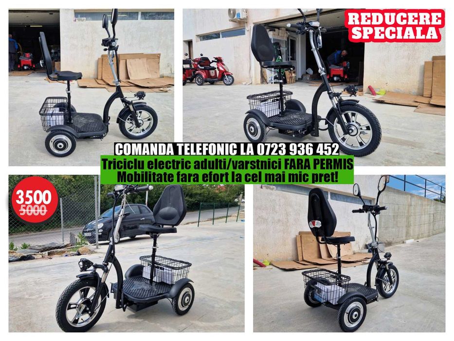 -30% Tricicleta electrica luxury handicap / varstnici. GARANTIE | BF%