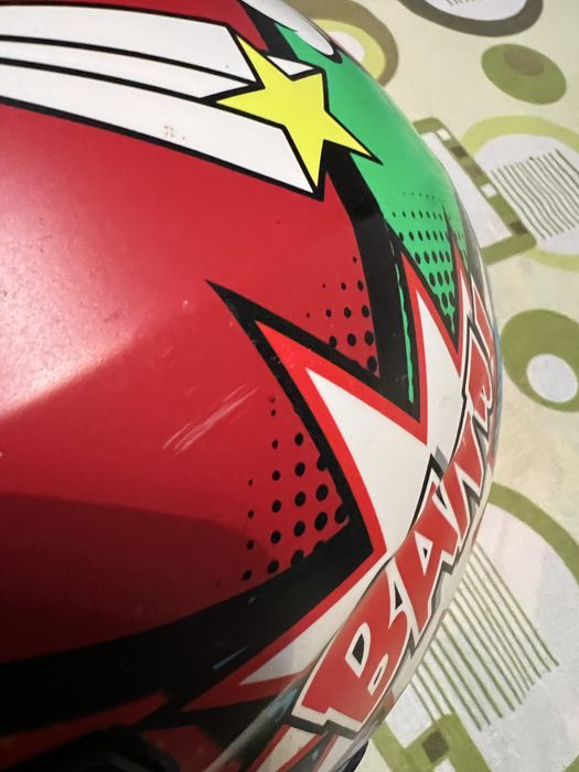 Casca agv k3 cu mici zgarieturi