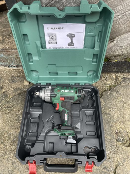 Зелен гайковерт Parkside