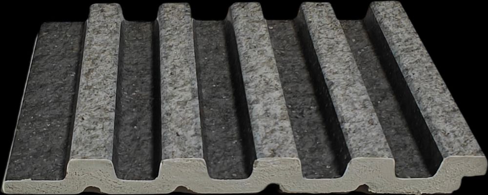 Vand riflaje PS   12cm x 2.9 m