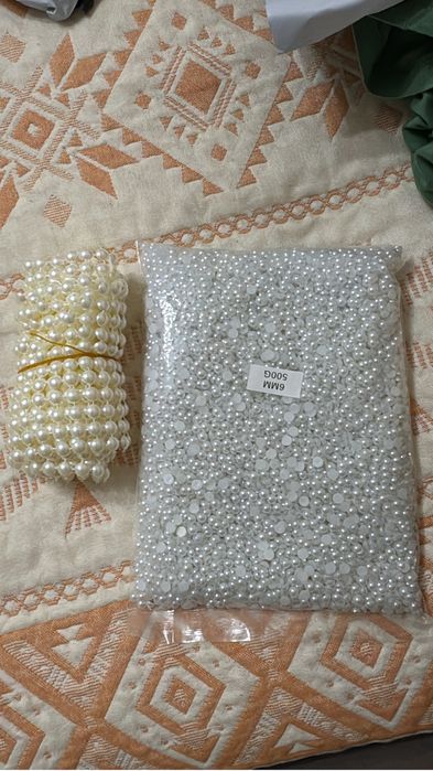 Полубусины жемчуг бусы