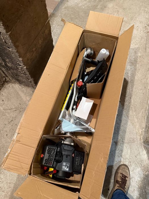 Бензинов тример с електически стартер Parkside Performance - НОВ