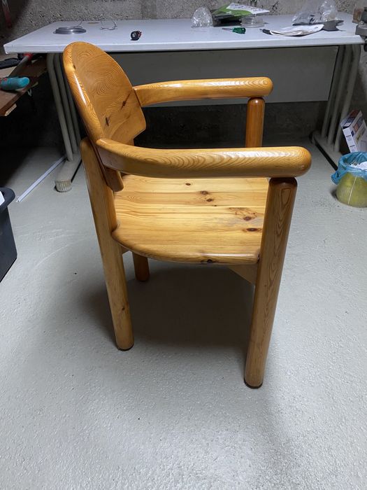 4 броя Дизайнерски Трапезни стола Rainer Daumiller от масивно дърво