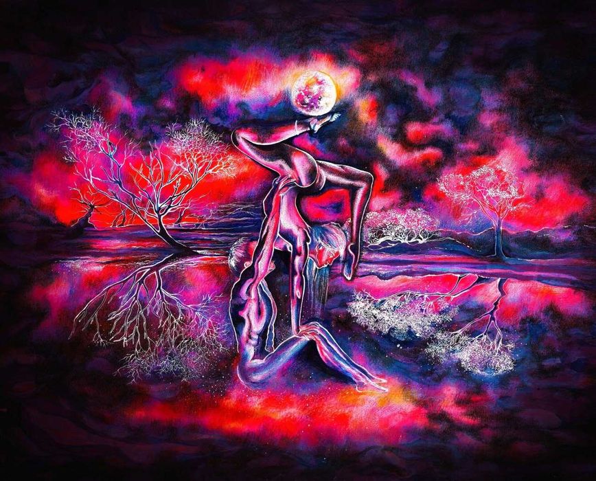 Картина " Танец Любви" Авторская графика