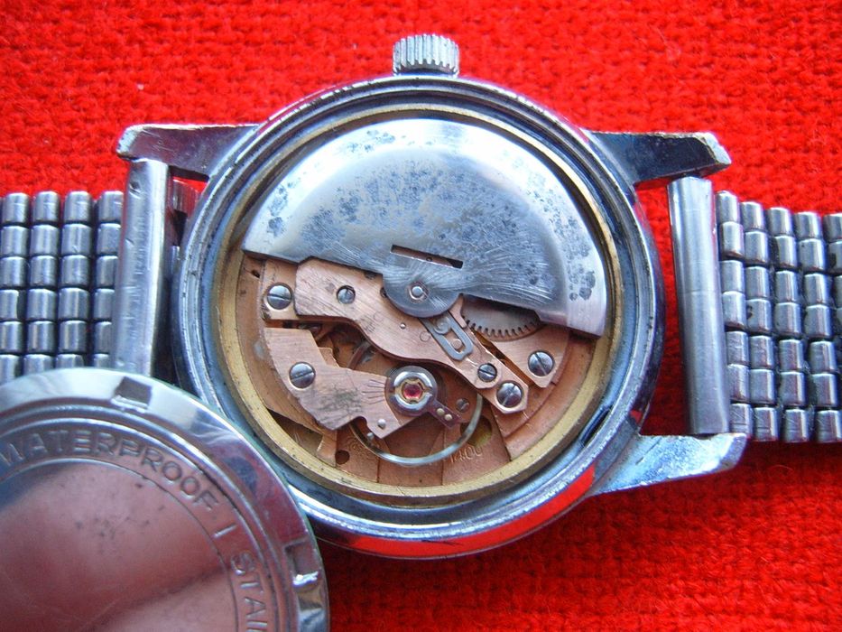 GEVEA automatic 25 rubis INCABLOC Швейцарски ретро мъжки часовник