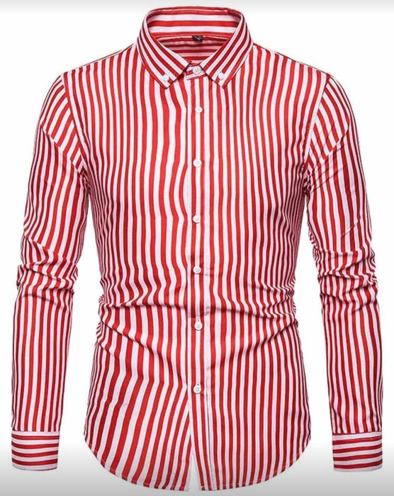 Camasa cu dungi rosii