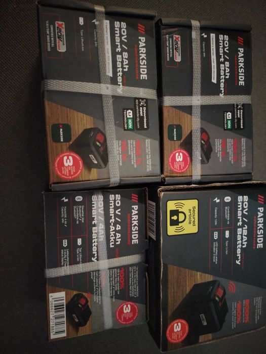 Baterii Parkside Performance 8 ah smart bluetooth