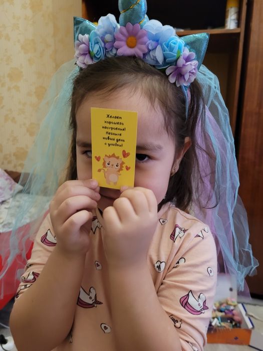 Платье детское единорог