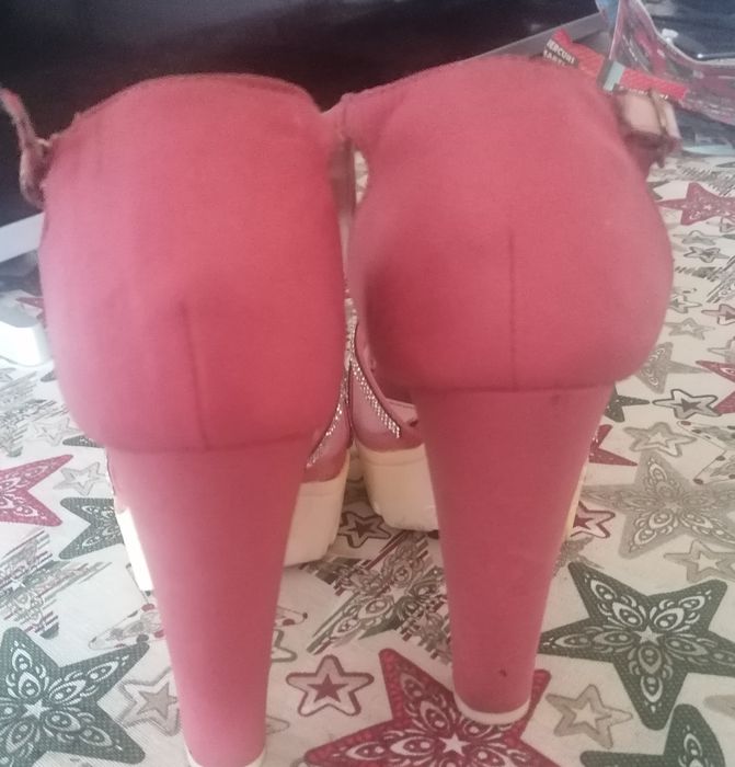 Sandale dama toc 10cm mărimea 37