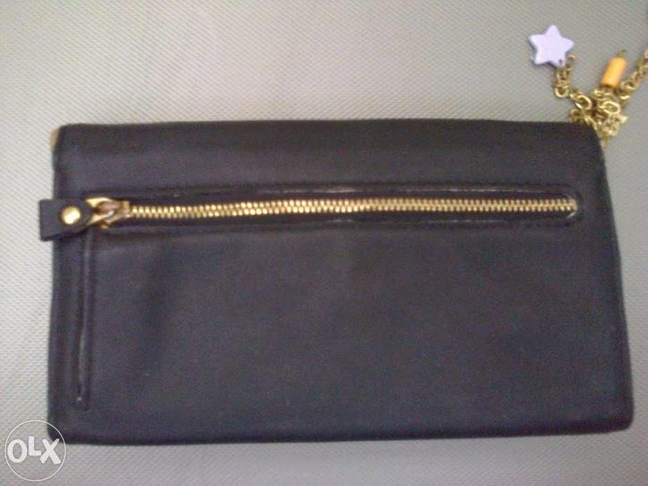 Poseta chic borseta de dama piele neagra Pauls Boutique pt. evenimente