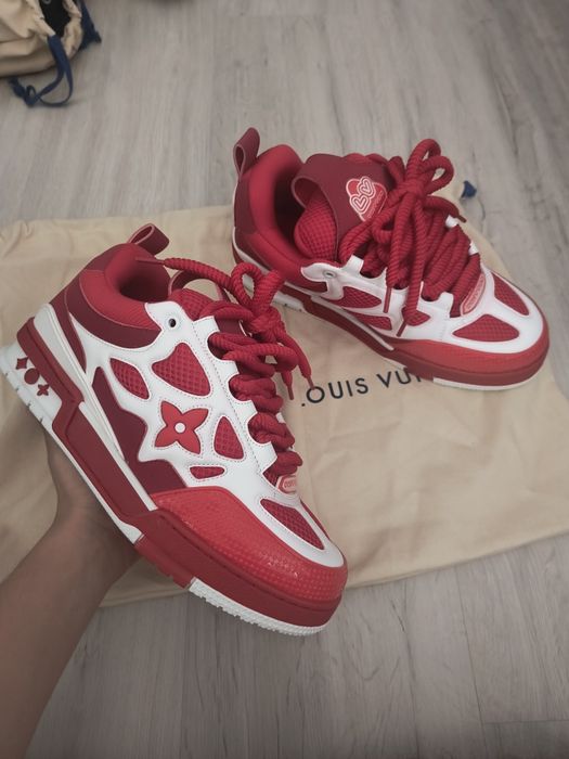 Louis Vuitton skates red US8