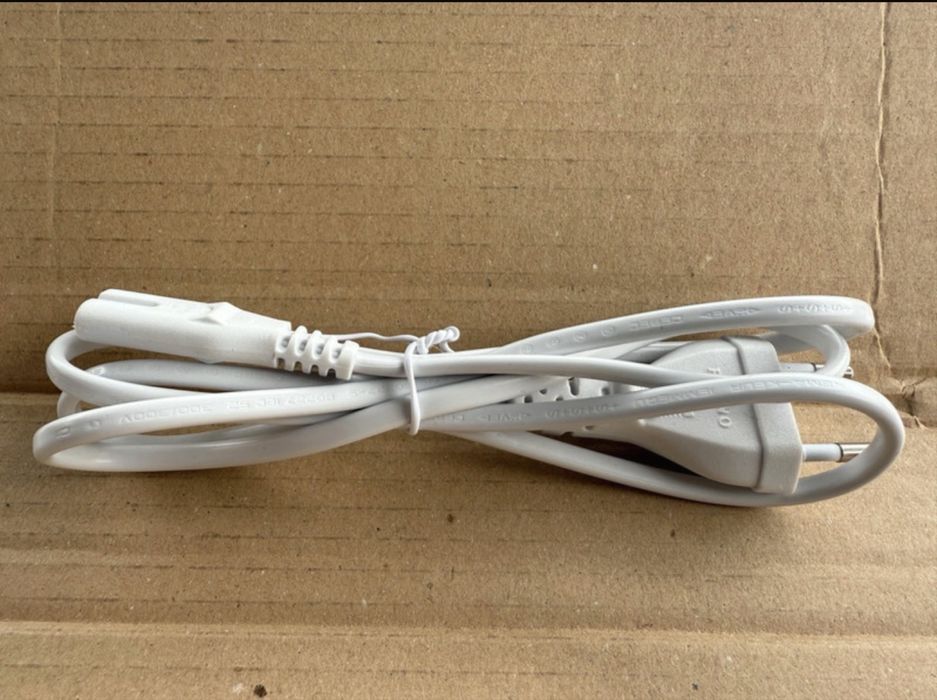 Cablu alimentare alb 120 cm