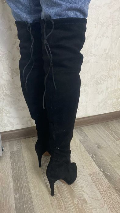 Батфорты замшевые.