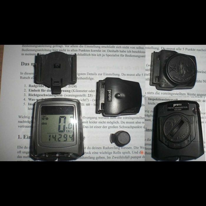 Велокомпютър 27 функции, LED подсветка, Водозащитен, Безжичен, Соларен