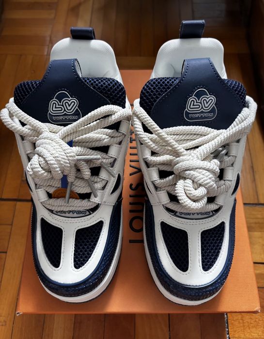 Adidasi Louis Vuitton Skates albastri