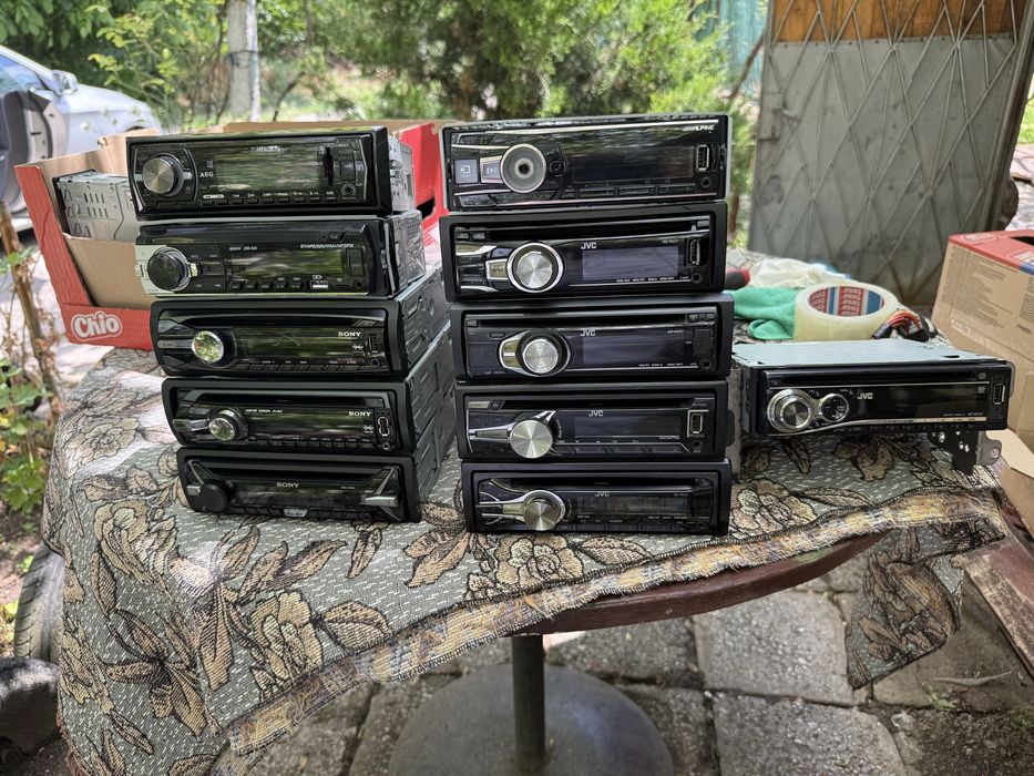 CD за кола Alpine, JVC, Sony и AEG – USB, AUX, Bluetooth, DVD