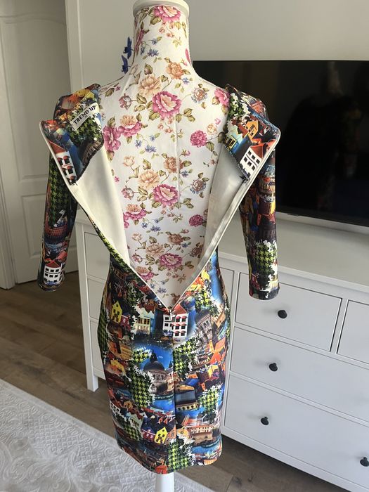 Rochie cu imprimeu oraș