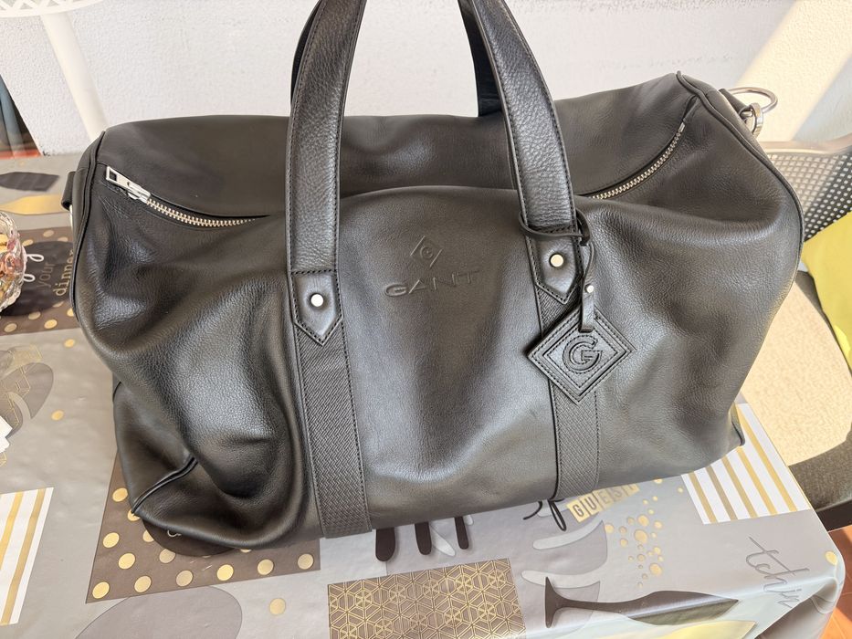 GANT естествена кожа , Duffle Bag