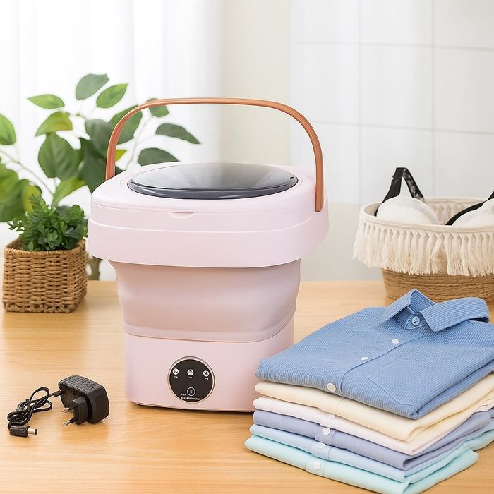 Мини сгъваема пералнв с центрофуга-компактна,мощна и идеална  -12  L