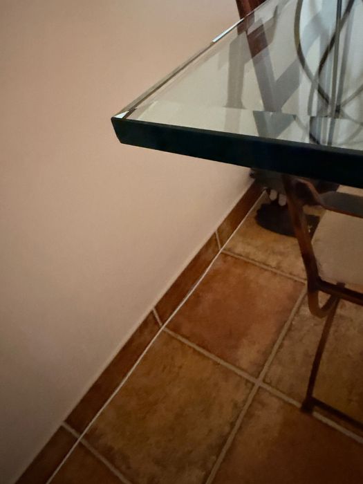 Mobilier fier forjat masa + 6 scaune