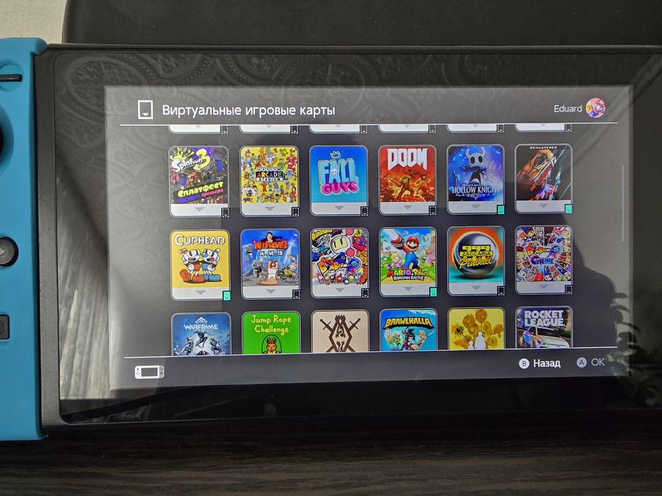 Приставка Nintendo switch +60 игр полный комплект