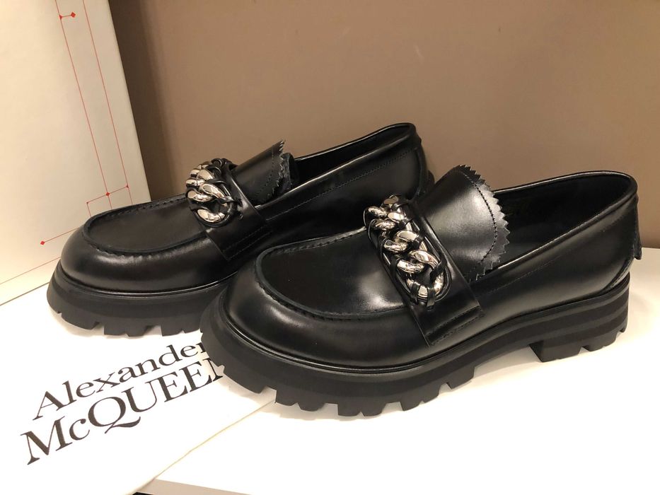 Alexander McQueen loafers, pantofi 40, full box, retail 820 euro