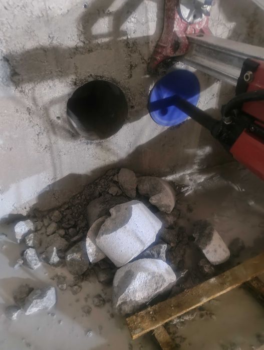 Пробиване на отвори. Диамантено ядково пробиване