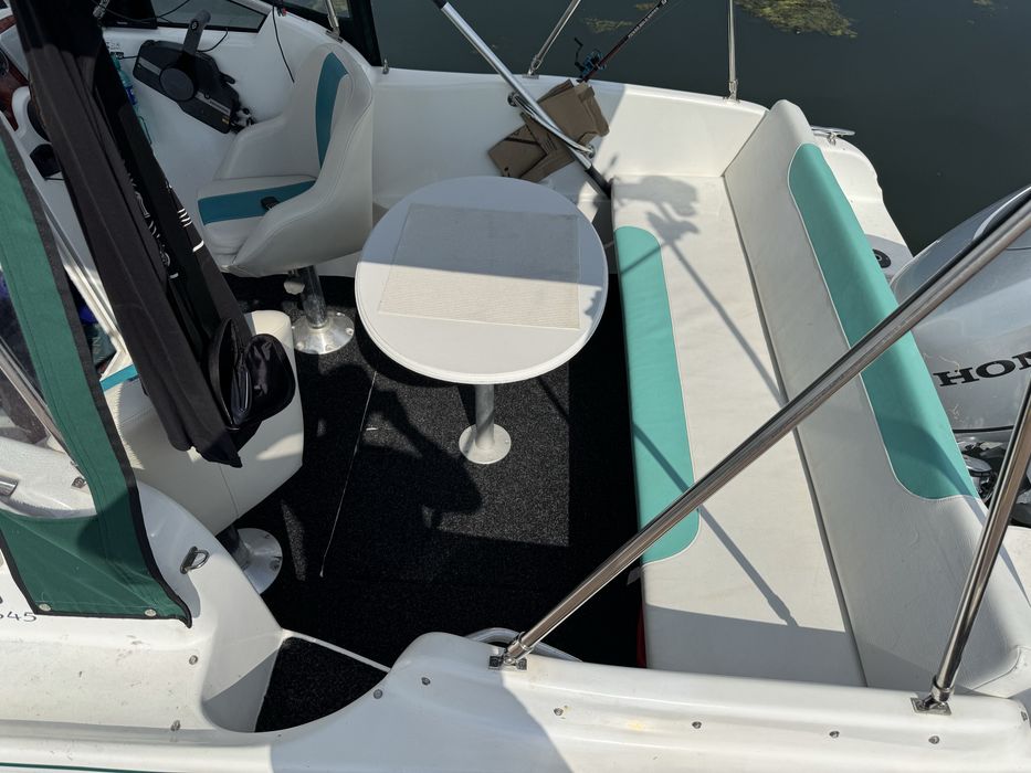 Jeanneau Leader 545. Honda Bf 100 Peridoc Proba pe loc Port Midia -SAU SCHIMB CU BARCA MAI MARE-