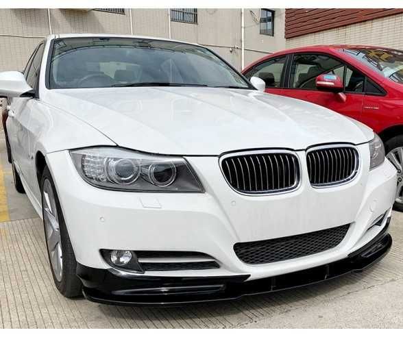 Lip Prelungire Bara Fata Cu Splitere BMW E90 Facelift cu Bara Normala