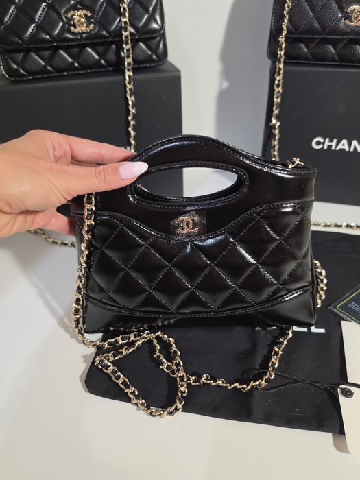 Налична чанта Chanel Nano Bag black