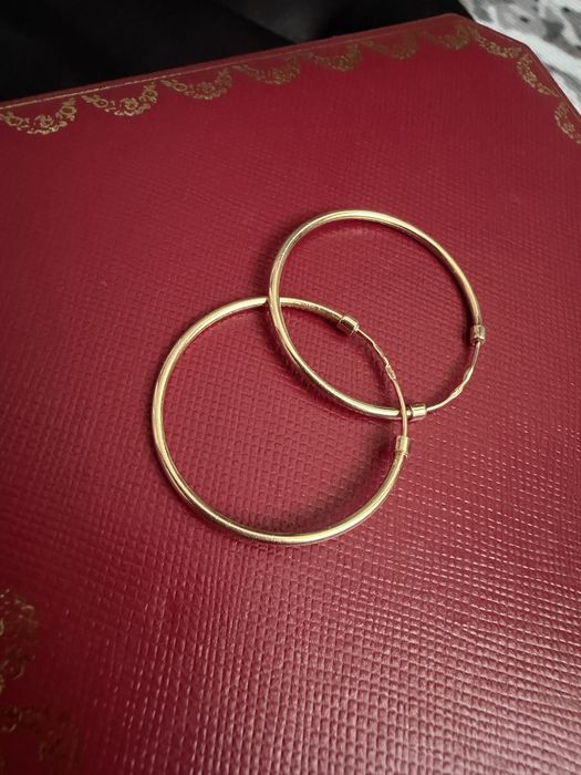 Золотые серьги конго 2.41гр