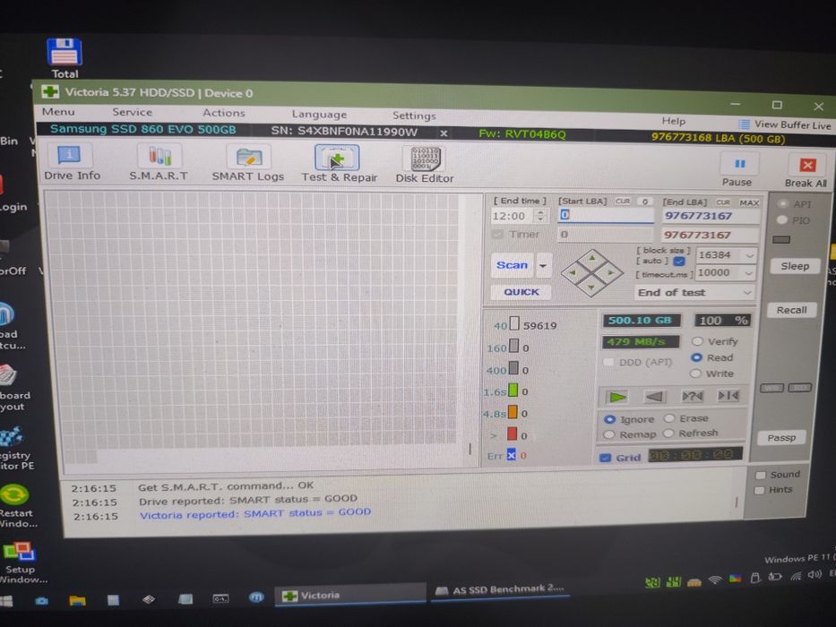 Ssd Samsung 860 Evo 500gb 100%