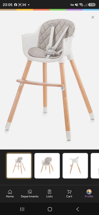 Детский стульчик для кормления KinderKraft