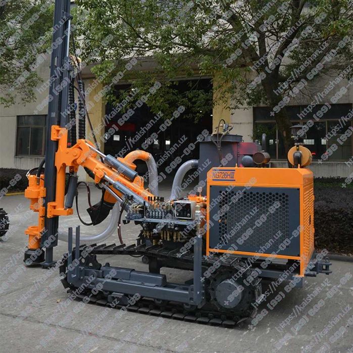 Буровая KAISHAN KG726III (DTH): глубина — 25 м, диаметр — 115 мм