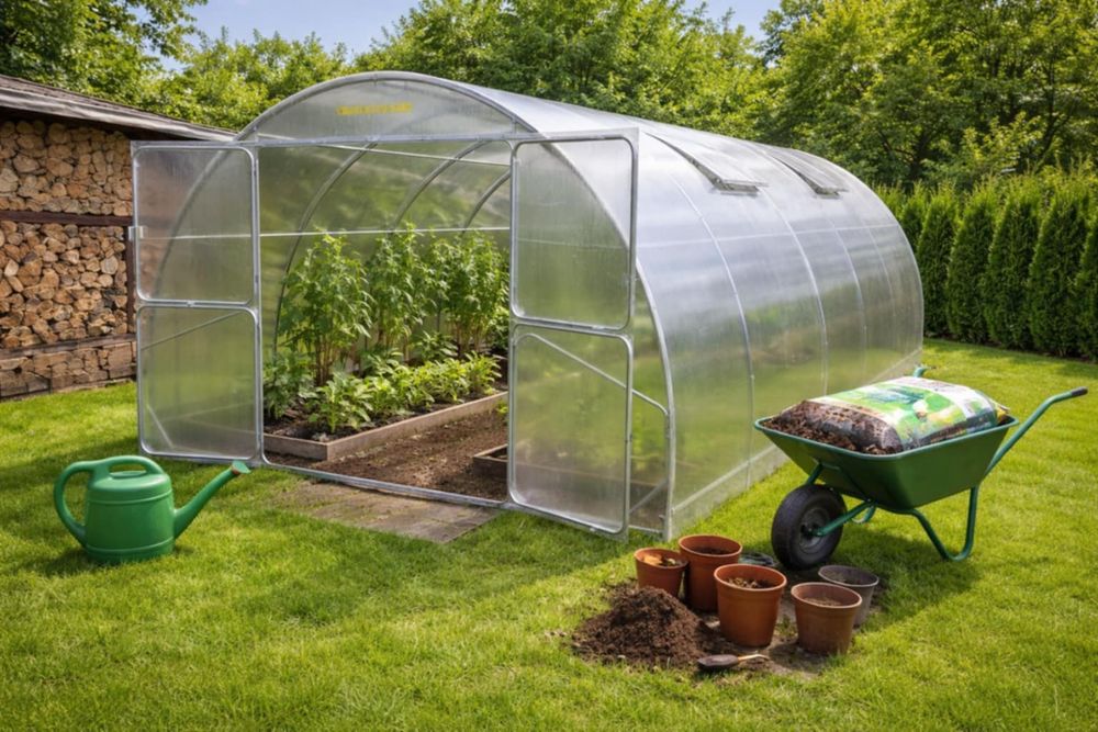 Оранжерия 3×4м – доставка до адрес