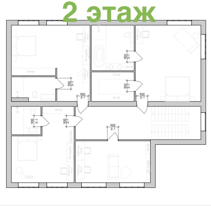 Коттедж дом 450 м2 в центре