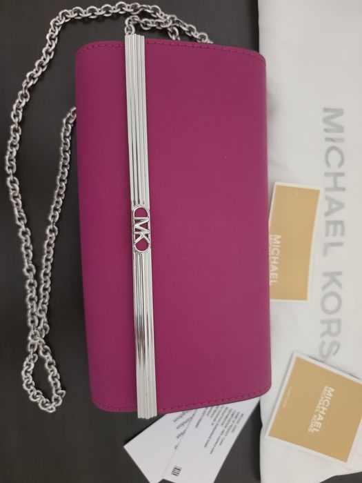 Plic Michael kors roz, piele naturală