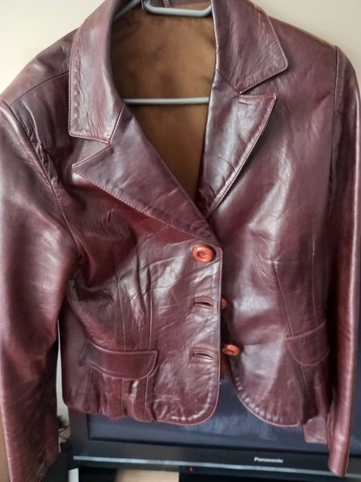Geacă de piele foarte confortabila