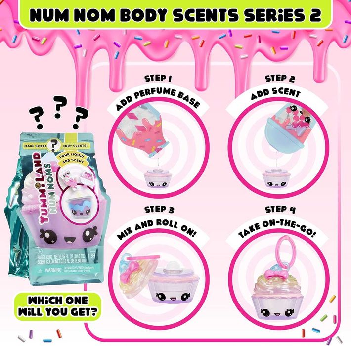 Мини парфюм ключодържател Yummiland Num Nom MGA Entertaiment
