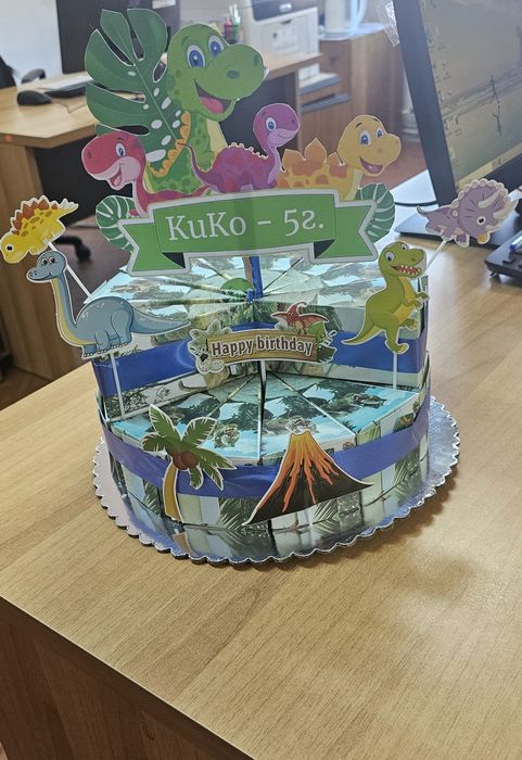 30лв картонена торта