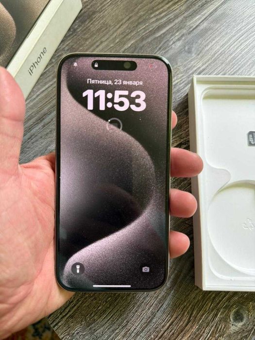 Iphone 15 pro Айфон 15 про 86% 128GB  Алматы