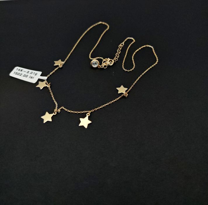 Bijuteria Royal lant din aur 14k 3.01 gr
