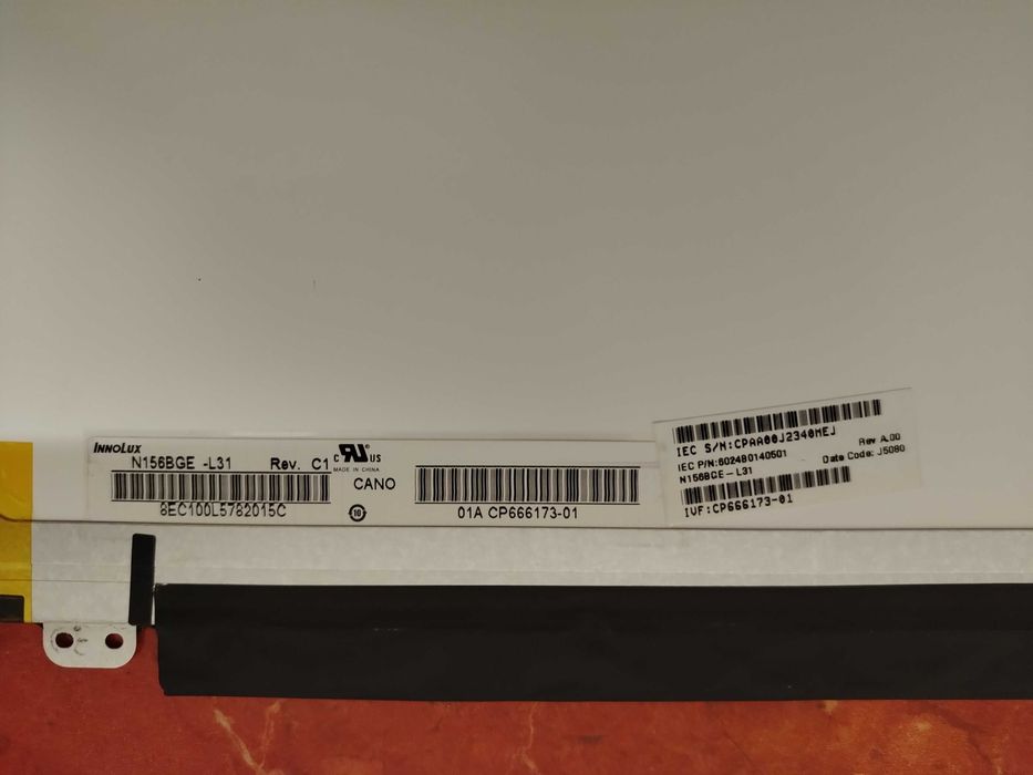 vand display 15,6 40 pini slim