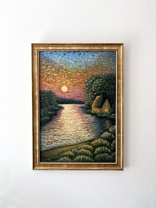 Tablou ulei “Refugiu de Lumină”