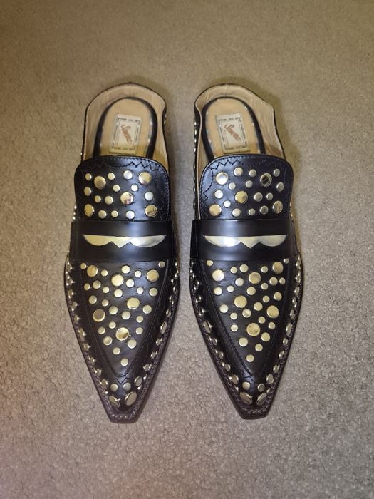 Saboti piele cu tinte (cowboy) Sonora