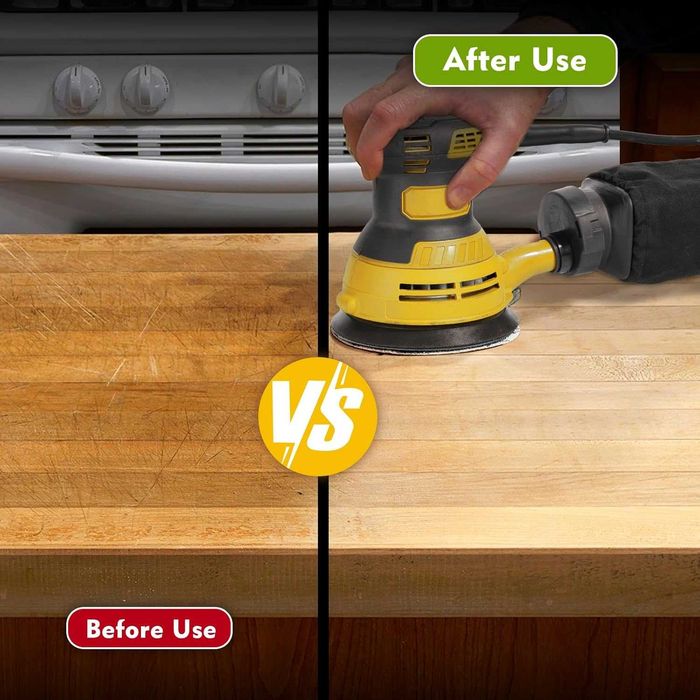 Електрическа орбитална шлайфмашина 200W 12000RPM 6 променливи скорости