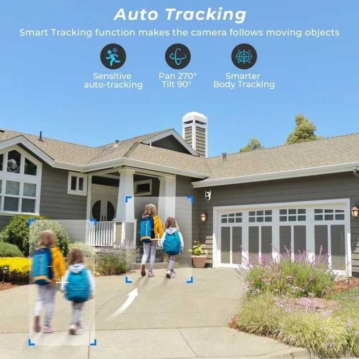 ICSEE 6MP безжична PTZ куполна камера с двоен обектив, аларма цветна